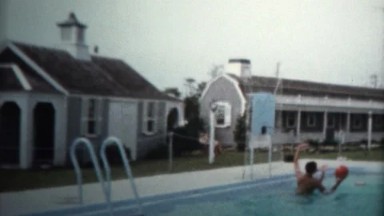 1959 - Pool Basketball Summer Fun Vacation Home