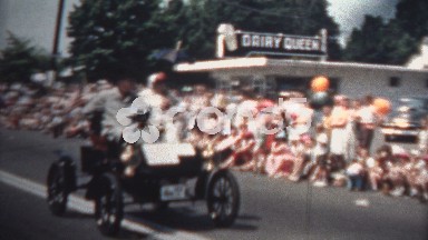 1959 - Dairy Queen Cars Parade East Haven, Connecticut. USA.