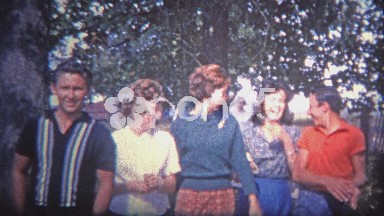 Arkansas, USA (1965): Gang of nice teens showing the fashion trends of the time.