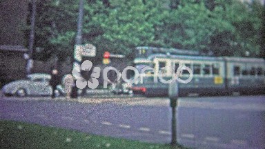 Copenhagen - 1966: Street Cars Were a Popular Form of Public Transportation in