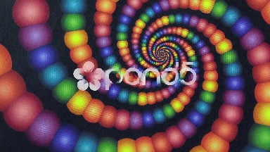 Candyland Rainbow Color Vortex Animation Background