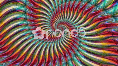 Dragon Spine Circular Rotation Animation Background