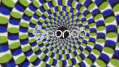 Vintage Green Blue Whirlpool Spiral Animation Background