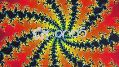 âMandelbrot Fractal Spin Circular Animation Background
