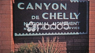 1972: Canyon De Chelly national monument native lands with homes built into