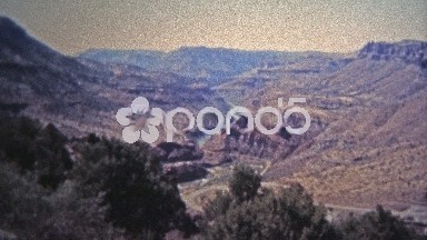 1972: Salt River Canyon water levels running low from drought.