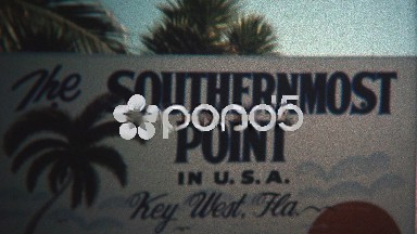 1973: Southernmost place in the Continental USA busy local marketplace.