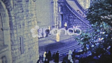 1969: Church Cult Practicing Religion Outdoors in Paris on a Cool Morning