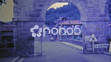 1969: Canal de Garonne river bridge looks brand new.