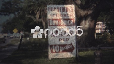 1971: Rebuild church fundraising President Nixon did sign.