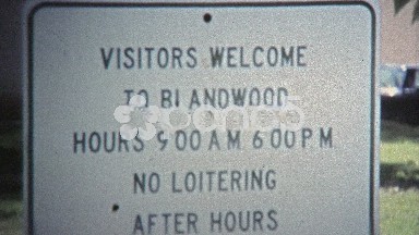 1971: Blandwood Mansion rules keep the town safe.