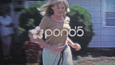 1971: Boy punches mother in face after she messes with son.