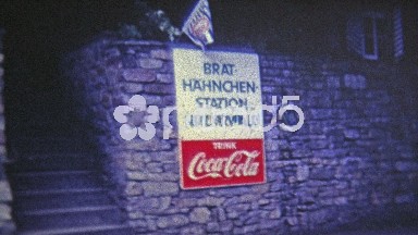1969: Coca-Cola Sign and European Shipping and Distribution Operation in Düsseldorf
