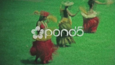 Hawaii 1976: Intense Traditional Hula Dancing in Colorful Attire