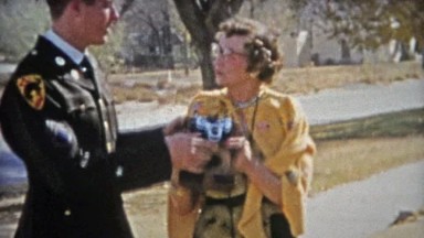 1953: Photographer gives up camera to be in the family photo.