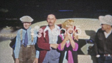 1953: Motley Crew of Characters in 1950s Fashion Style
