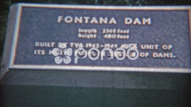 1957: Fontana Dam Sign and Outdoor Pans and Tilts