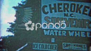 1957: Cherokee Water Wheel Tourist Attraction