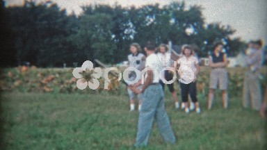 1948: Family Pickup Baseball Game Breaks Out in Farm Fields