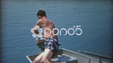 1956: Man Gives Up on Broken Outboard Motor and Rows Instead