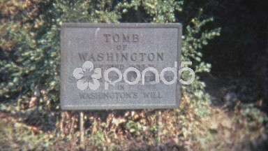 1968: Tomb of George Washington.