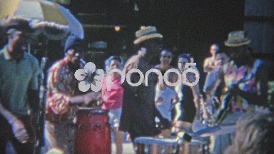1956: Caribbean Street Band Playing for Tips from Tourists on the Panhandle
