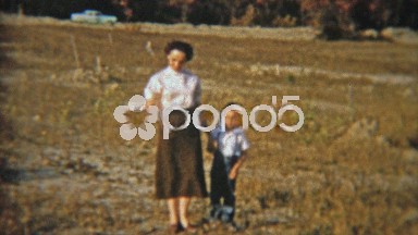 1951: Woman telling the world that this piece of property is all hers.