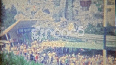 1962: Disneyland Sites from Chairlift Above Park Yacht Bar & Douglas Rocket