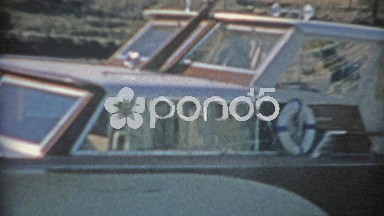 1964: Recreational Boat Heading Out of Harbor into Sunny Waters