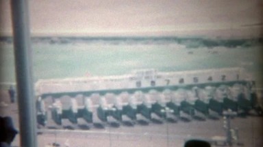 1969: Setup and Start of a Horse Race from the Vip Viewing Area