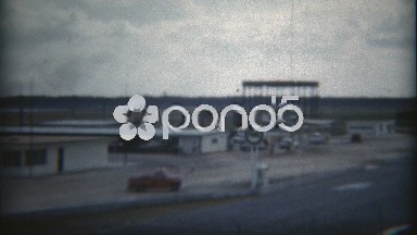 1960: Professional big race track for high speed racecars.