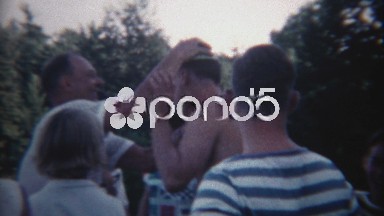 1960: Dad Rubbing Watermelon on Son's Head as a Coming of Age Rite of Passage