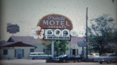 1965: Orinda Motel Vacancy with amenities: low divorcee rates, cribs,tv,sitters.