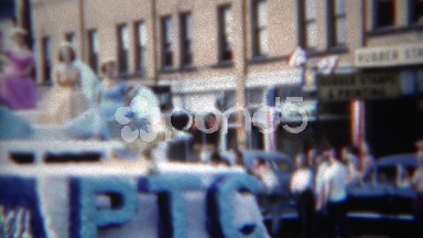 1951: PTC globalists century of progress parade idyllic propaganda float. ERIE,