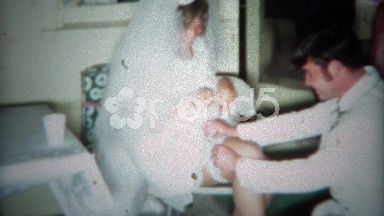 1966: Wedding garder belt removal by anxious men on sexy women legs. CINCINNATI,