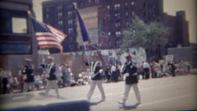 1962: Parade interrupted by governor's car special request. BUFFALO, NEW YORK