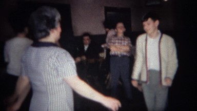 1966: Teenager Dances With Grandma in Smoke-Filled Reception Hall, Buffalo, New York