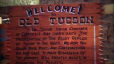 1948: Old West Building Site Replica of 1860s Town Area in Tucson, Arizona