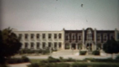 1948: Stately Government Building Dominates Local Area in Mexico City, Mexico