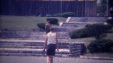 1966: Teenage Boys Visit Wood Log Fort Museum in Chattanooga, Tennessee