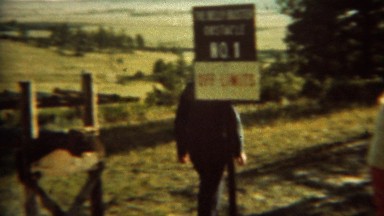 1966: Cadet shows family off limits training obstacle course. U.S. AIR FORCE