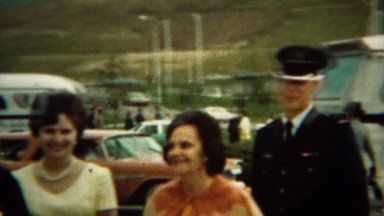 1966: Proud family visits cadet son at prestigious military school. U.S. AIR