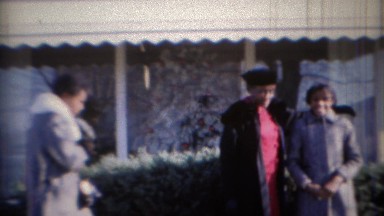 1969: Grandma Giving Teenager Evil Eye for Showing Up Late. Carmel, Indiana