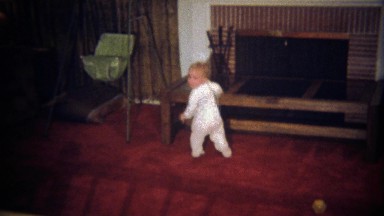 1979: Baby gets upset folds in half to protest living conditions.