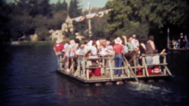 1979: Disneyland Tom Sawyer Island Ferry Boat River Cruise Trip