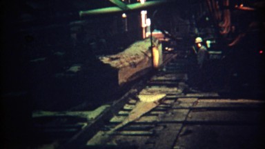 1971: Timber Cutting Logging Factory Lumber Mill Automated Board Maker