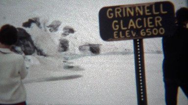 1967: Grinnell Glacier Before Global Warming Melted the Ice.