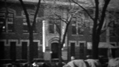 1933: Union Station Train Downtown Depot Gothic Building Architecture.
