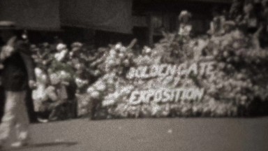 1945: Golden Gate Exposition Ww2 Victory Flower-Covered Parade Float