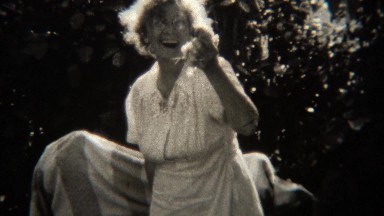 1943: Crazy Grandma Holding Chickens Passing to Grandpa, Staten Island